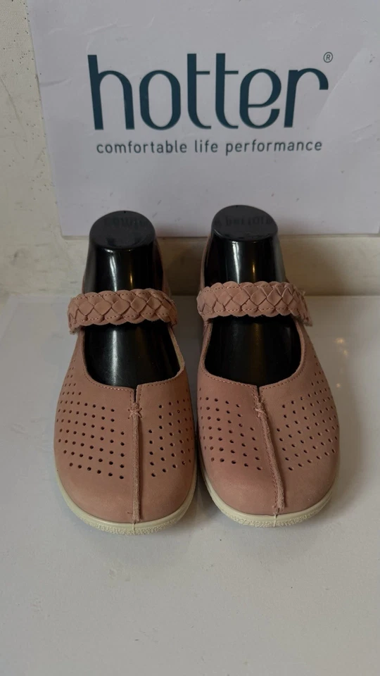 Hotter Quake II Leather Shoes Size UK 6.5 EU 40 Wide Fit - Image 2 of 4