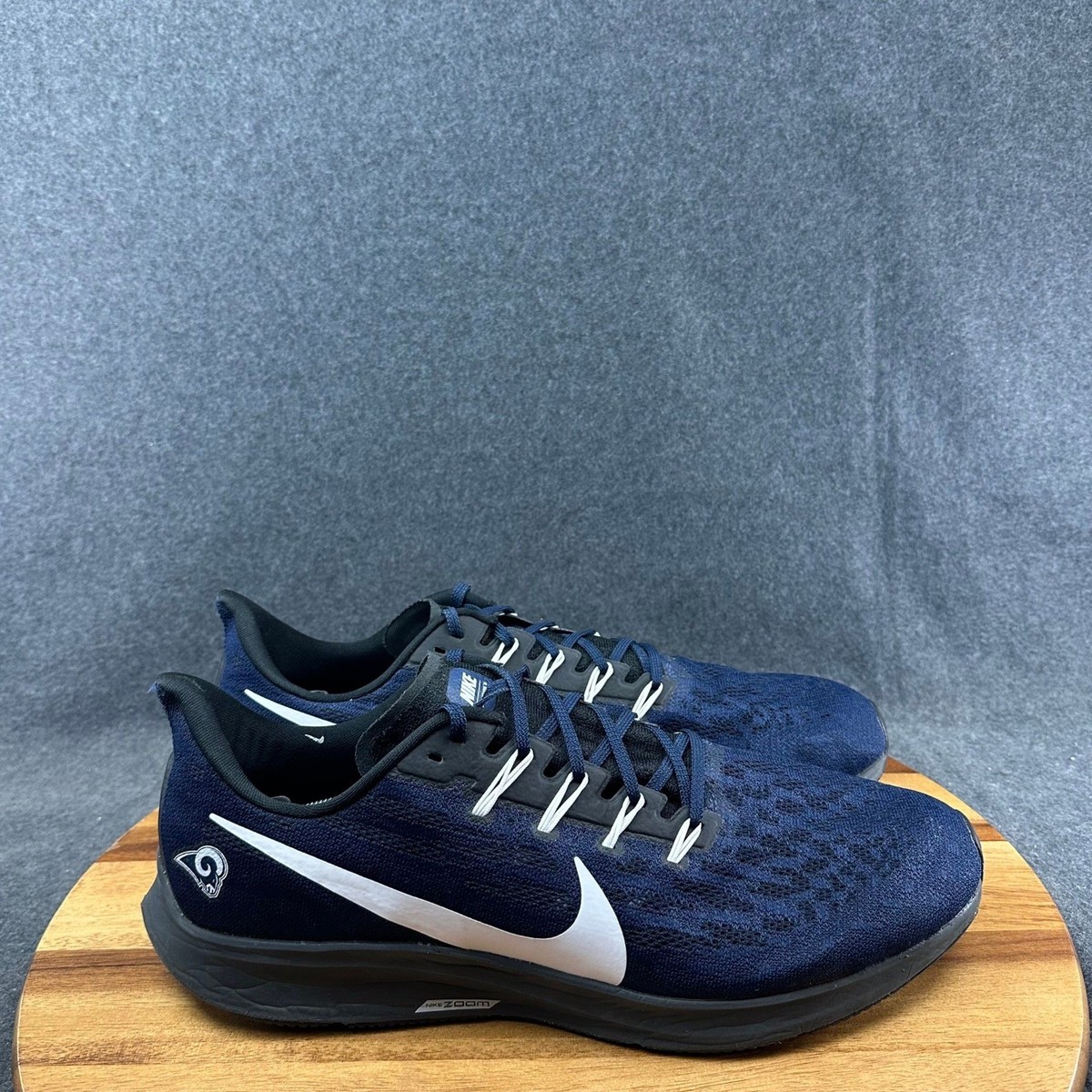 Nike Air Zoom Pegasus 36 LA Rams Mens Running Shoes Sz 15  display picture 3