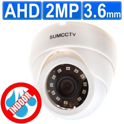 Innenbereich 2 MP 1080P Tag & Nacht CCTV HD Überwachungskamera Dome 20m IR weiß