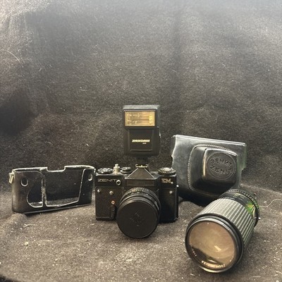 ZENIT 11 USSR Checked Film SLR Camera Helios 44M 2/58mm, tested works