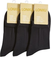 Mens Silk Socks,Men'S Dress Socks-Breathable 3, 5Pairs , Crew Socks Gift for Men