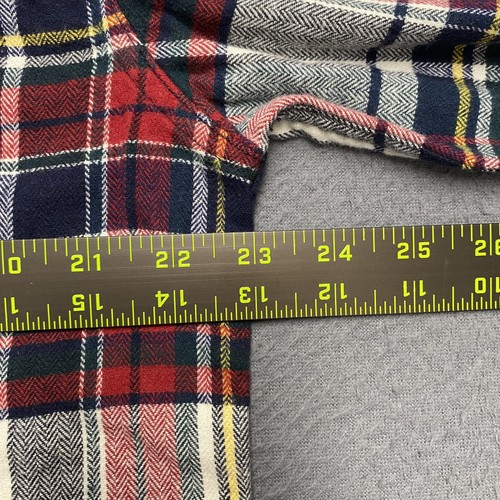 Woolrich Flannel Shirt Mens Medium Plaid Long Sleeve Button Up Casual - Picture 8 of 10