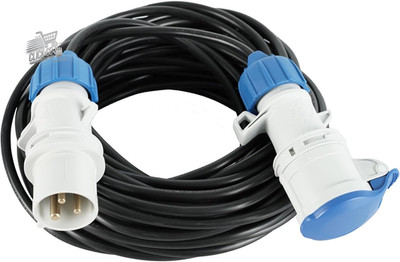 92909 EEC Cable Extension 20 M. 3G1.5 H05VV-F Plug And Socket 2P+T 16A 220V Grade Di