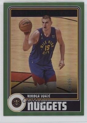 2023-24 Panini NBA Hoops Tribute Green 46/99 Nikola Jokic Jokić #291 16wc