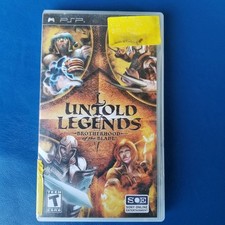 Untold Legends Brotherhood of the Blade Sony PSP Game UMD Art Case Manual