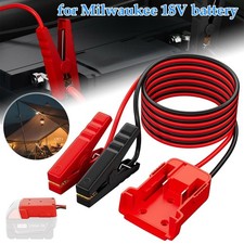 5.9FT Jumper Cable Clamps For Milwaukee 18V Li-ion Battery Jumper Starter 8AWG