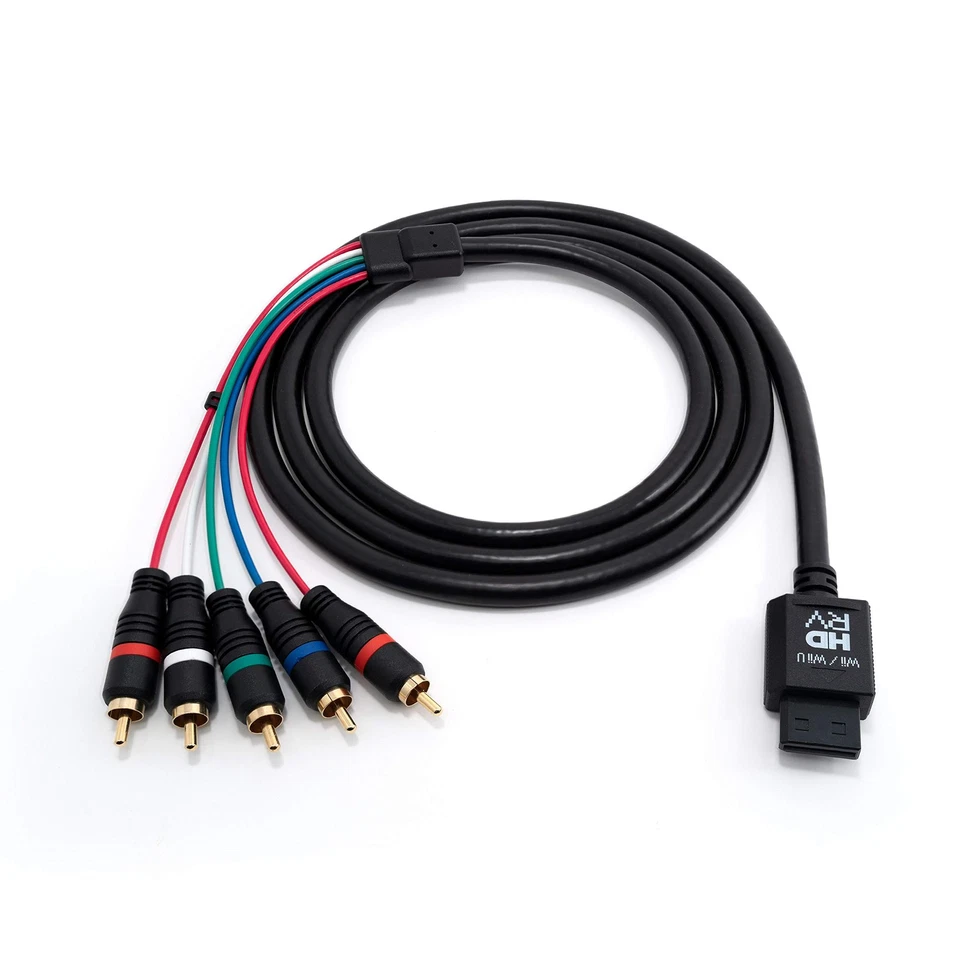 Premium YPbPr Component Video Cable for Wii/Wii U - High-Quality Gaming Acces... - Image 2 of 4