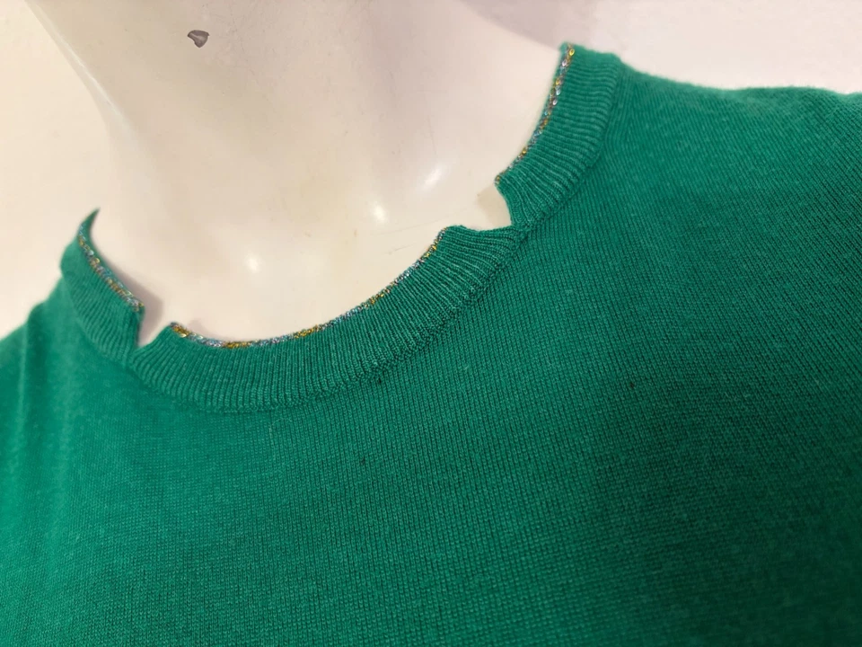 KENZO Maglia gilet verde Tg M - Imagen 4 de 4