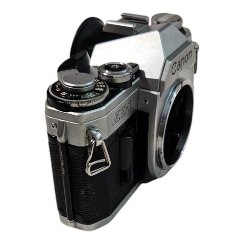 Canon Film Camera AE-1 35mm SLR Manual Body Only Tested Good Japan No Strap - Picture 4 of 9