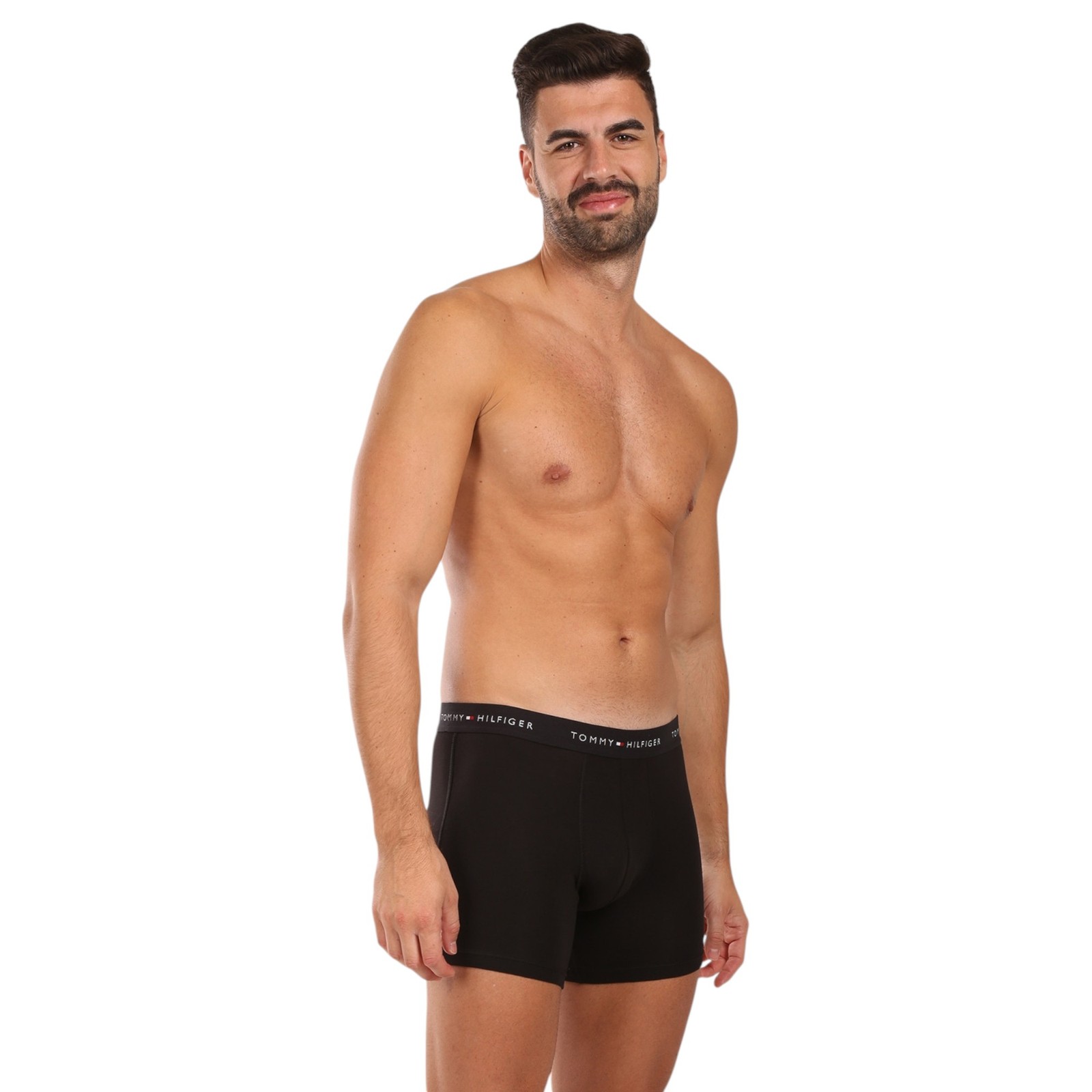 Tommy Hilfiger Men's Black Cotton Trunks - 6 Pack Boxer Briefs image 6