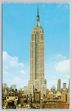Empire State Building NYC New York City Chrome Postcard Gray Line DT-76786-B