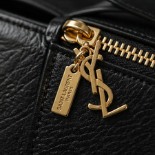 YSL charm pendant  stamped zipper pull