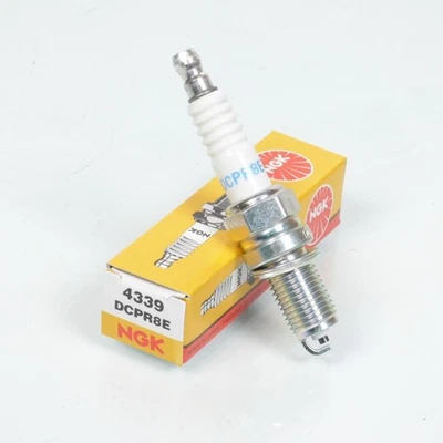 Bougie d'allumage NGK pour Moto Gilera 600 RC 1989 DCPR8E Neuf - Photo 1/4