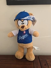 NEW WITH TAG 2015 Good Stuff MLB Los Angeles Dodgers Plush Bear Baseball 14” Toy