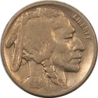 1924-D BUFFALO NICKEL - HIGH GRADE CIRCULATED EXAMPLE! OLD CLEANING!