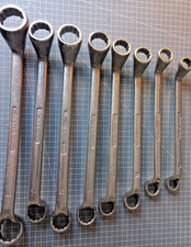 Set Of 8xGedore Ring Spanners 16-32mm Chrome Vanadium ex MOD