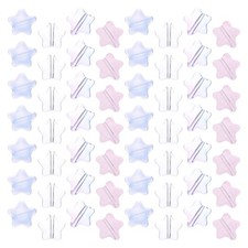 200 Pcs Glass Star Beads Fun for Bracelets Color Jewelry Making Supplies