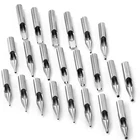 22 Assorted Stainless Steel Tattoo Tips Nozzles