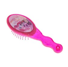 Vintage My Little Pony Hairbrush VTG MLP Glitter Pink 7 Inches Long New