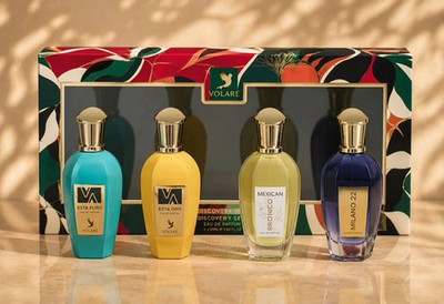 Volaré Discovery Set 4X  25ml EDP Milano 22, Mexican Bronco, Esta Oro, Esta Puro