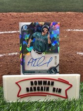 2022 Bowman Chrome - Prospect Autographs Andy Thomas #CPA-AT Atomic Refractor...