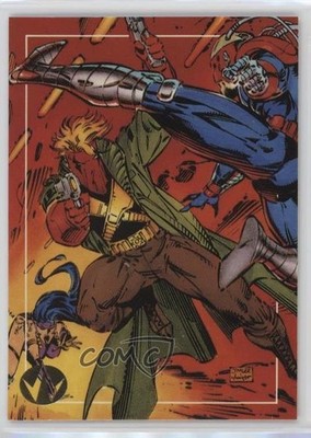 1993 Topps Jim Lee's WildCats Covert Action Teams Grifter and Voodoo #58 10ou