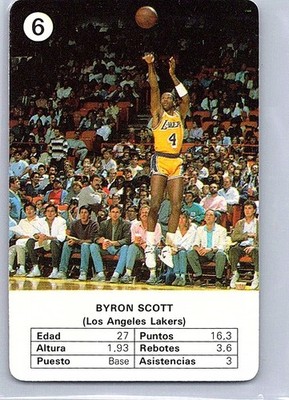 1988 Fournier Estrellas - Byron Scott #6