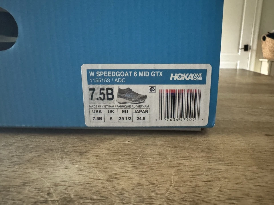 Hoka Speedgoat 6 GTX Size 7.5 Women’s Multicolor Trail Waterproof Running Shoes - Image 2 of 4