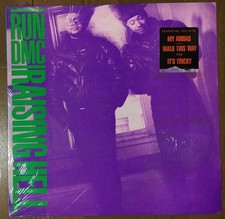 Run DMC Raising Hell LP Vinyl Hip Hop Classic 1986 Import EX+ Condition