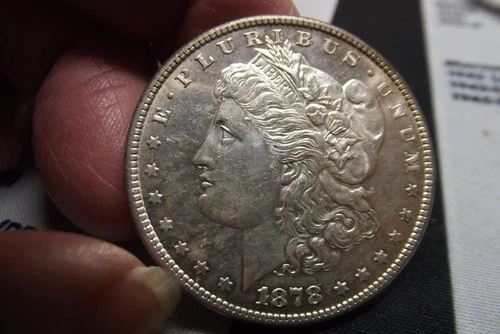 1878-S First Year Morgan Silver Dollar MS +++ and FLASHY
