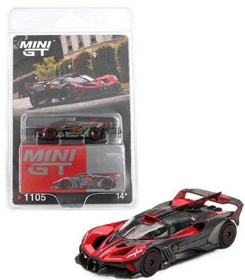 Mini GT 1:64 Bugatti Bolide W16.4 Red Diecast Model Car MGT01105