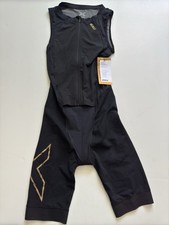 2XU Light Speed Front Zip Trisuit Size Small Black