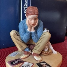 Gorham Norman Rockwell Starstruck Figurine Limited Edition 1987