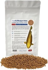 Show Koi Wheatgerm Pellets Autumn Winter & Spring Low Temperature Food 3mm 500g