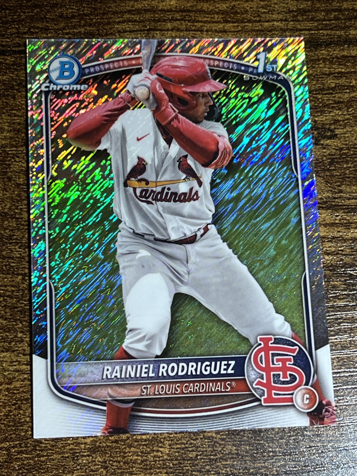 RAINIEL RODRIGUEZ 2025 Bowman Chrome #BCP-200 1st Silver Shimmer Refractor