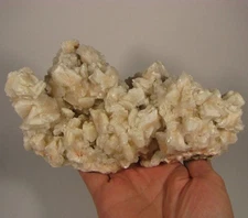 6.9" Peach STILBITE Crystals Cluster - Ajanta Caves, India - 2.4 lbs.