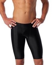Speedo ProLT Mens Size 30 Solid Jammer Black Competitive Swim Team
