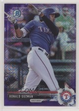 2017 Bowman Chrome Prospects Mega Box Purple Refractor 227/250 Ronald Guzman 0e3