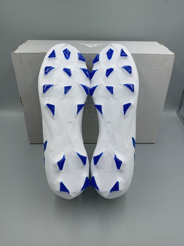 Adidas Predator Edge.3 MG Men's Multi Ground Football Boots UK 9 White Blue - Picture 6 of 9