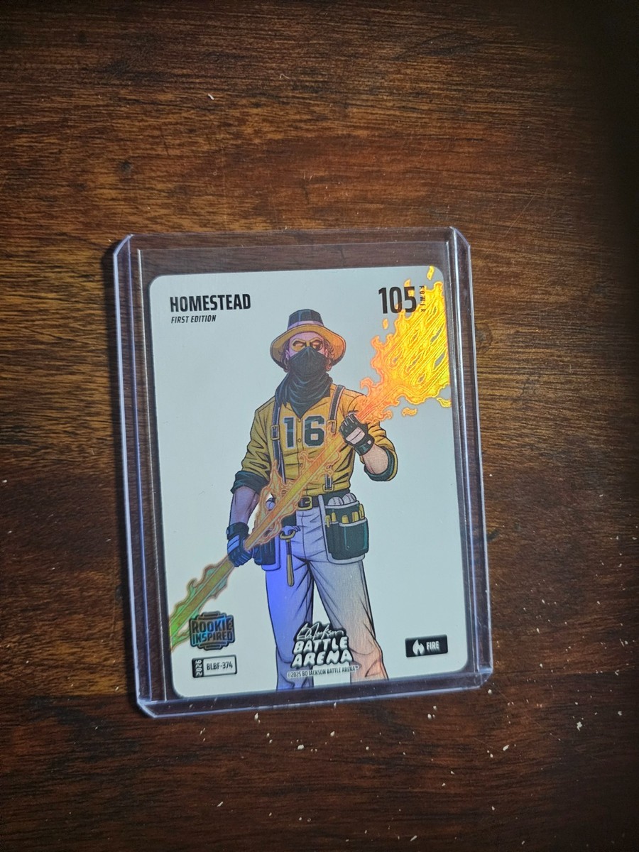 2026 Bo Jackson Battle Arena Fire Blizzard Battlefoil SP Homestead Nick Kurtz