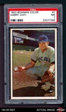 1953 Bowman #7 Harry Chiti Cubs PSA 7 - NM