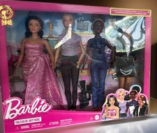 Barbie You Can Be Anything Women in Film 4-Doll Set Accessories 11.5in HRG54