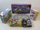 LOT ASSORTMENT OF 5 LEGO SETS- BLUEY, CHERRY BLOSSOMS, RED DRAGON, STAR WARS