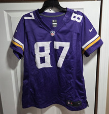 New Nike T.J. Hockenson Minnesota Vikings Purple Game Jersey Women's Sz XL $130