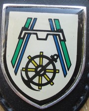 Brustanhänger Verbandsabzeichen Schwimmbrückenbataillon 160 Minden