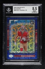 2024 Donruss Optic Rated Rookie Blue Scope Prizm Ricky Pearsall #284 BGS 8.5 3hd
