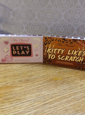 Too Faced PALETTE Set Of 2 Kitty And Lets play