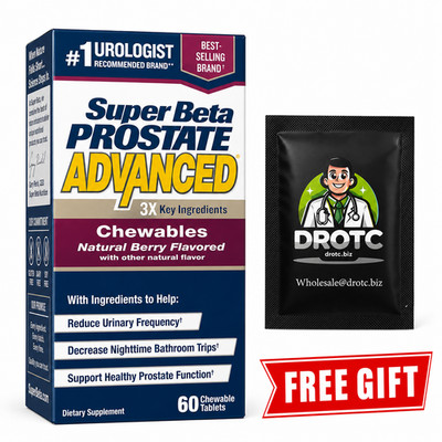 Super Beta Prostate Berry Chewables 60 Ct + Free DR OTC Gift - Exp 2027