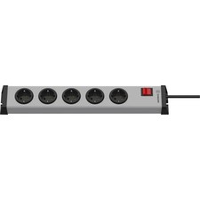 Ehmann 0201x00052303 multi socket grey, black Schuko 1 pc.
