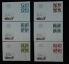 postal services Swiss Post set of 6 FDC Switzerland 1986 (block of 4)